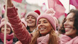 Women Advocating in Pink Hats