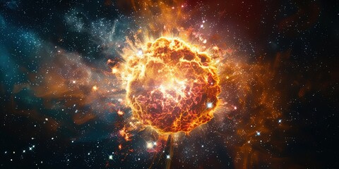 Wall Mural - space, galaxy, explosion, star death, science, background, wallpaper.