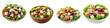 Greek salad with feta cheese and olives Hyperrealistic Highly Detailed Isolated On Transparent Background Png File