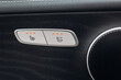 Car seats heating control panel buttons close up