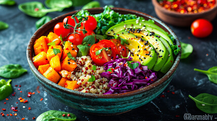 Sticker - Fresh Vegan Salad Bowl