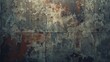 A rusted metal texture, with layers of peeling paint in faded 1950s-style colors, symbolizing the decaying remnants of a once-advanced civilization created with Generative AI Technology