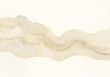 Acrylic, Ink watercolor hand drawn flow brushstroke stain blot wave paper texture background. Beige, brown neutral color.