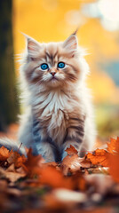 Canvas Print - the most beautiful kitten