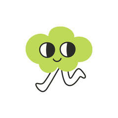 Poster - Vector logo design template and graphic elements for advertising, branding, posters and banners, funny cartoon illustrations with smiling character and mascots, abstract stickers and line icons.