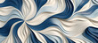 blue white color pattern waves 20