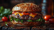 © Wagner - Burger Decorated Table with Cinematic Effect