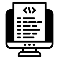 computer with programing code