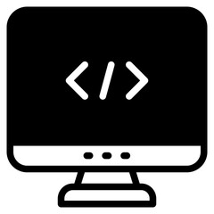 computer with programing code