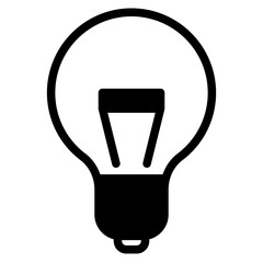 Canvas Print - light bulb icon