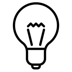 Canvas Print - light bulb icon