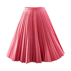 Wall Mural - Pleated Skirt isolated on transparent png background. Generative ai