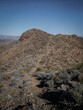 Trail through beautiful desert hills near Nelson Nevada in lake Mead National Recreation Area