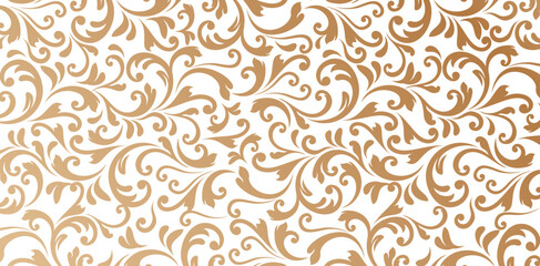 vector illustration damask seamless pattern elements. elegant luxury texture for wallpapers, backgro