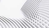 Fototapeta Desenie - Abstract Curved Shapes. White Circular Background.