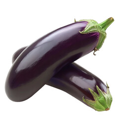 Wall Mural - Eggplant , isolated on transparent background