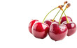 Cherry Red Delights isolated on transparent Background