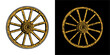 Wagon wheel vintage