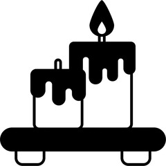 Poster - Candle Icon