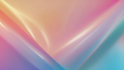 Poster - gradient pastel holographic background