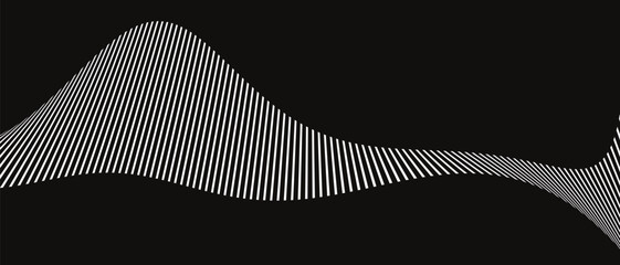Aufkleber - abstract geometric line pattern art vector illustration.