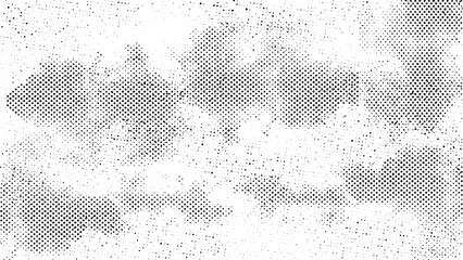 Wall Mural - Grunge halftone vector background. Halftone dots vector texture.