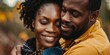 Close up of a of a beautiful couple expressing their feelings concept with african american couple in love