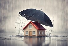 House Under Umbrella