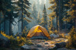 Camping dans la nature