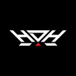 HDH letter logo vector design, HDH simple and modern logo. HDH luxurious alphabet design
