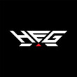 HEG letter logo vector design, HEG simple and modern logo. HEG luxurious alphabet design