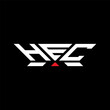 HEC letter logo vector design, HEC simple and modern logo. HEC luxurious alphabet design