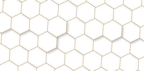 Abstract background with hexagons Abstract hexagon polygonal pattern background vector. seamless bright white abstract honeycomb background.	
