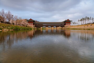 Wall Mural - Woljeonggyo bridge in Gyeongju, South Korea