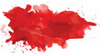 Red watercolor blot - space for your own text Flat vector 