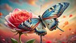 © Николай  - butterfly and flower