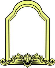 Wall Mural - Ornament frame for wedding