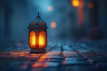 Poster - Holy month Ramadan ornamental lantern