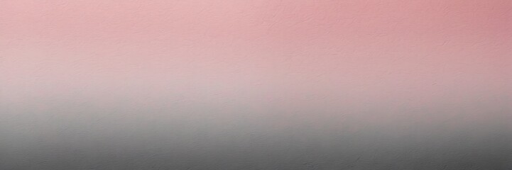 Wall Mural - Slate gray to rose pink color gradient kraft paper grainy rough texture banner panoramic background banner template backdrop from Generative AI