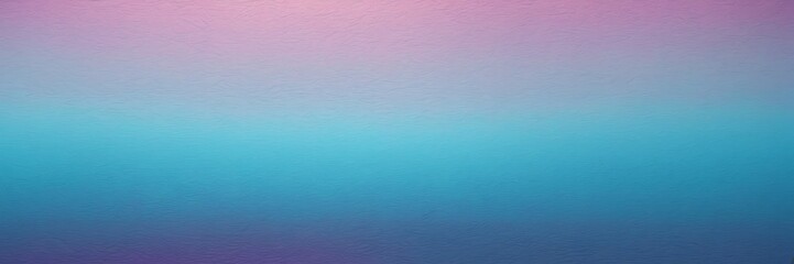 Wall Mural - Turquoise blue to mauve purple color gradient kraft paper grainy rough texture banner panoramic background banner template backdrop from Generative AI