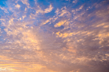 Wall Mural - Sunset on the Rimini beach, Italy