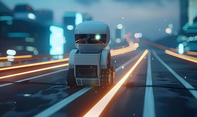 Chat AI bot. Ai tech for futurist automatic transportation logistics Cargo Shipping, business virtual graphic Global Internet line connect