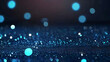 blur blue color bokeh background, creative bokeh background, AI Generative