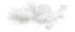 Serene clear clouds drifting on transparent backgrounds 3d illustrations png