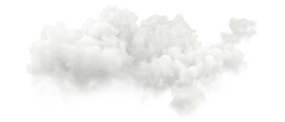 Poster - Serene clear clouds drifting on transparent backgrounds 3d illustrations png
