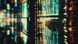 © DELstudio - Glitch retro nostalgic abstract grunge background, 80s and 90s style