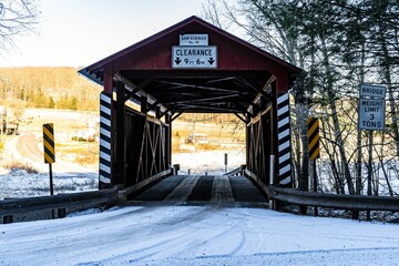 Sam Eckman Covered Bridge in Columbia County, Pennsylvania