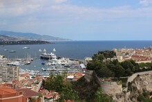 Photo, paysage, mer, ciel, Monaco, principauté