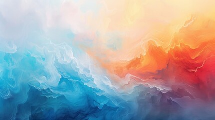 Aufkleber - Abstract colorful wave pattern