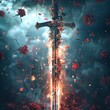 roses and sword of sant jordi april 23rd world book day